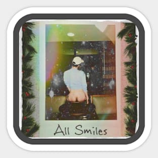 All Smiles - (BOOTY TEE) Sticker